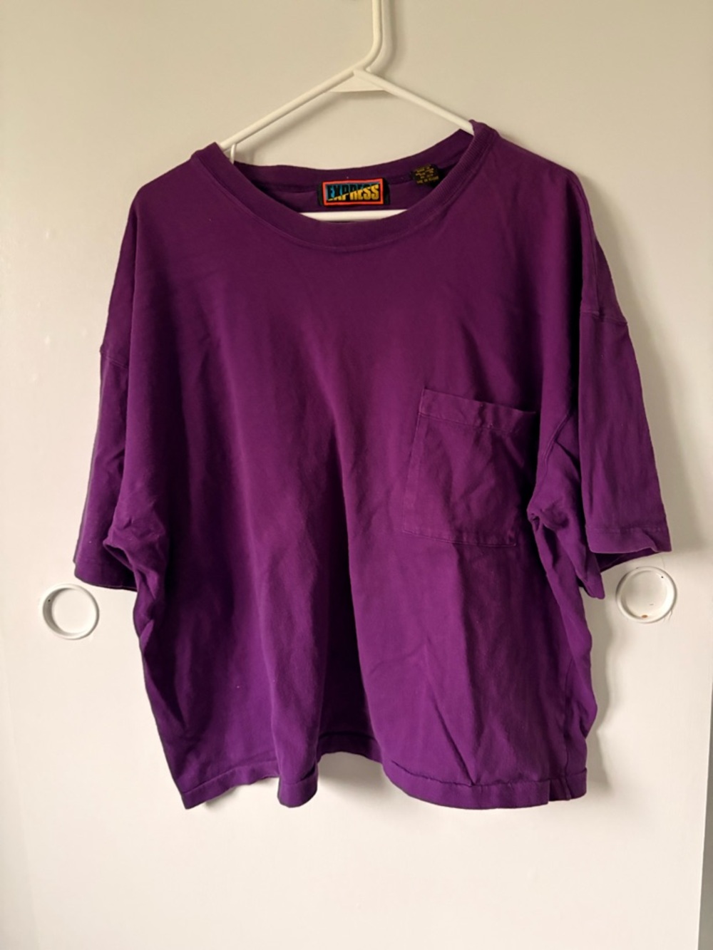 Vintage Express Purple Pocket Tee men’s size XL